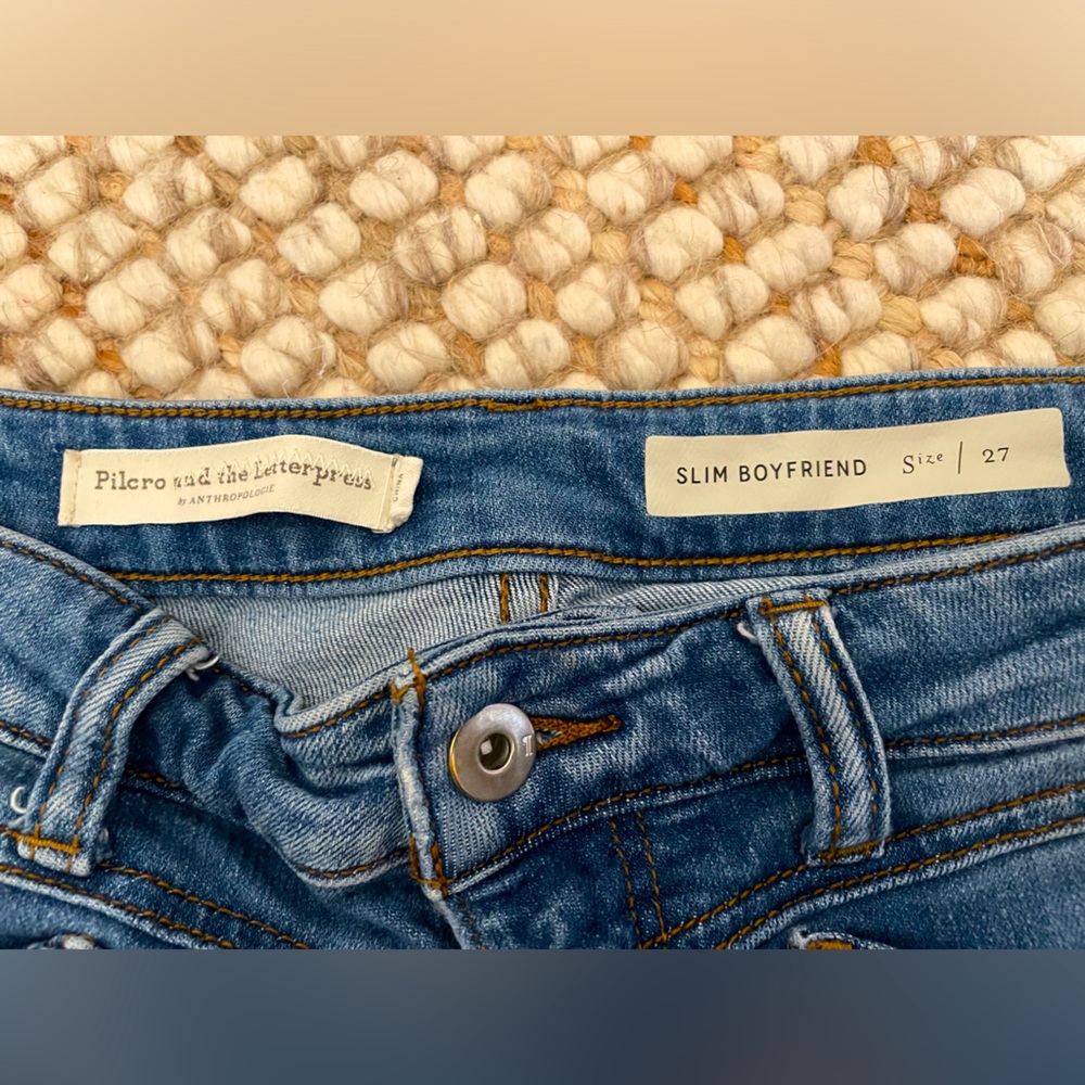 Women’s Boyfriend Light rinse jeans from Anthropologie
